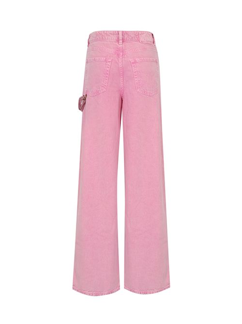 Jeans Lauryn loose in bull con corda gioiello PINKO | 104601 A33RP44